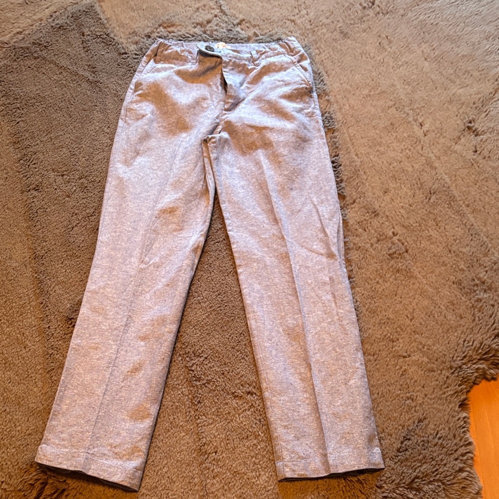 Linen Blue Boys Pants youth size 14